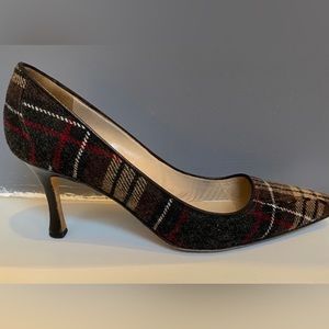Flannel Manolo Blahnik Heels